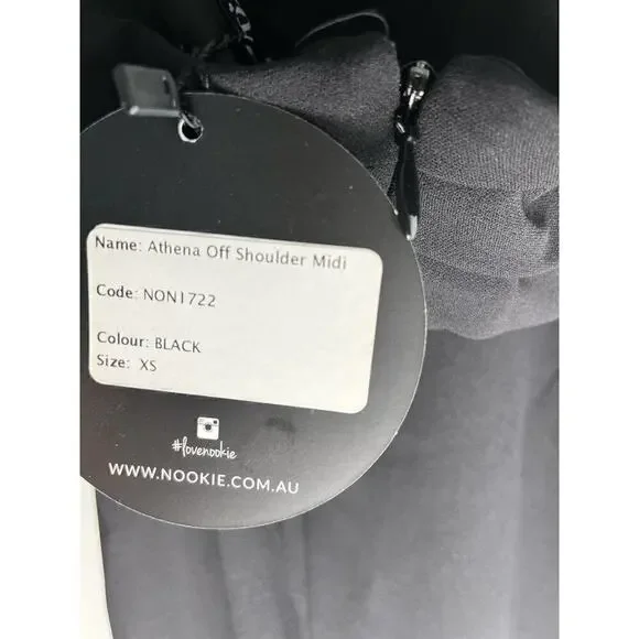 Nookie Athena Off Shoulder Midi Sz XS - Picture 6 of 6